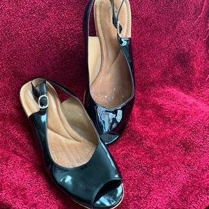 Clark’s Artisan Black Wedge